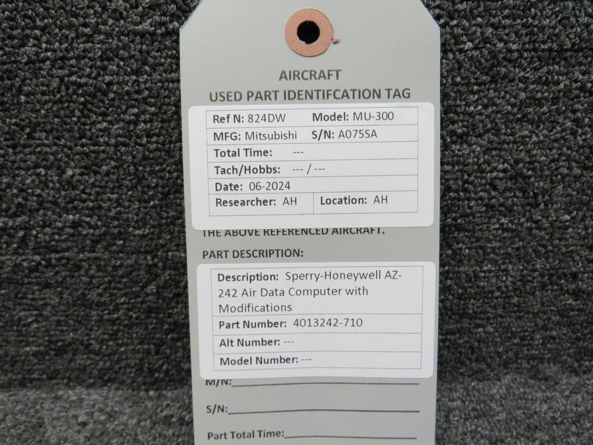 Sperry 4013242-710 Sperry-Honeywell AZ-242 Air Data Computer with Modifications