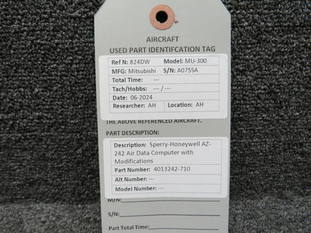 Sperry 4013242-710 Sperry-Honeywell AZ-242 Air Data Computer with Modifications