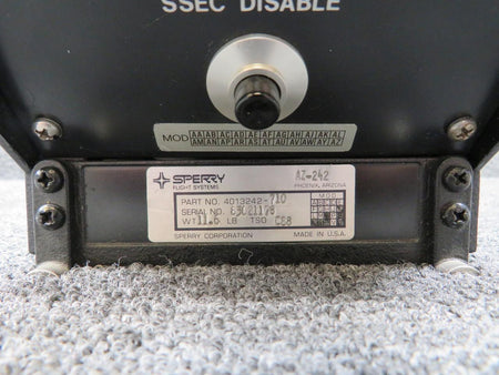 Sperry 4013242-710 Sperry-Honeywell AZ-242 Air Data Computer with Modifications