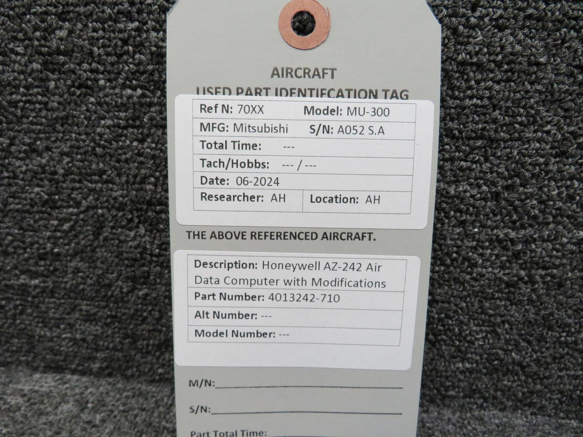 Honeywell 4013242-710 Honeywell AZ-242 Air Data Computer with Modifications