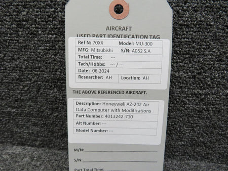 Honeywell 4013242-710 Honeywell AZ-242 Air Data Computer with Modifications