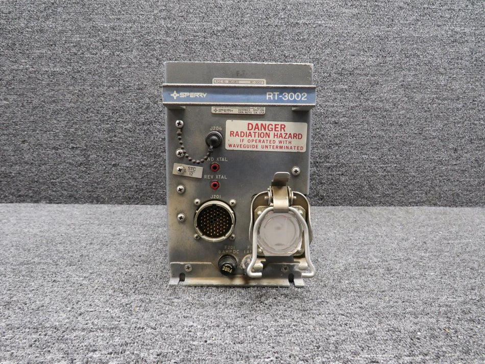 Sperry MI-585222 Sperry RT-3002 Receiver Transmitter with Wave Guide Adapter and Mods