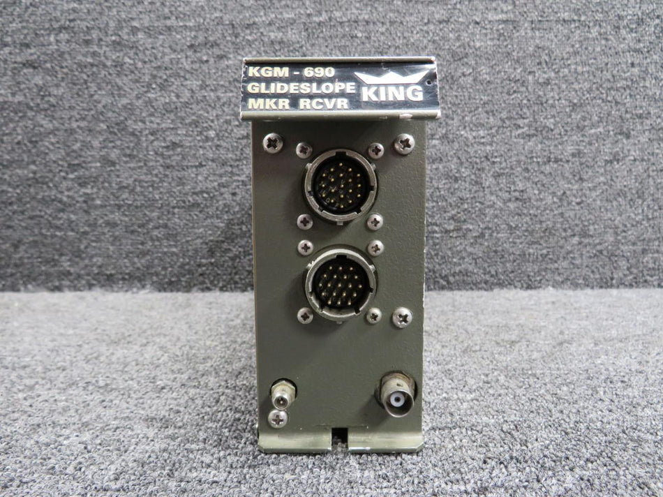 King Radio 066-1006-00 King Radio KGM-690 Glideslope Marker Receiver Unit w Mods (Volts: 28)