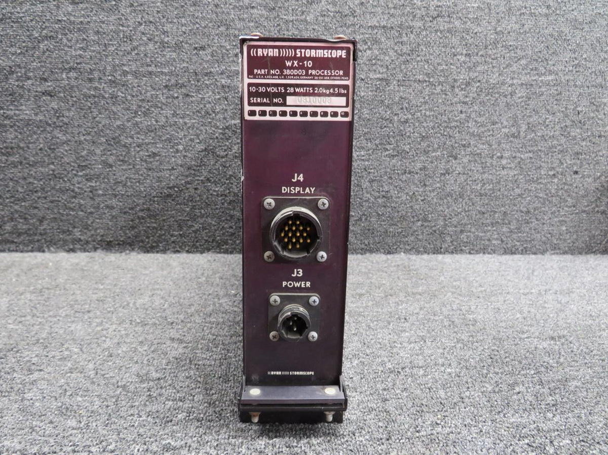 Ryan 380D03 Ryan WX-10 Stormscope Processor Unit with Tray (Volts: 10-30)