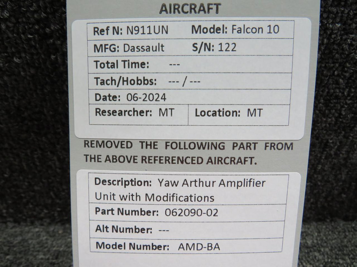 Yaw Arthur 062090-02 Yaw Arthur AMD-BA Amplifier Unit with Modifications