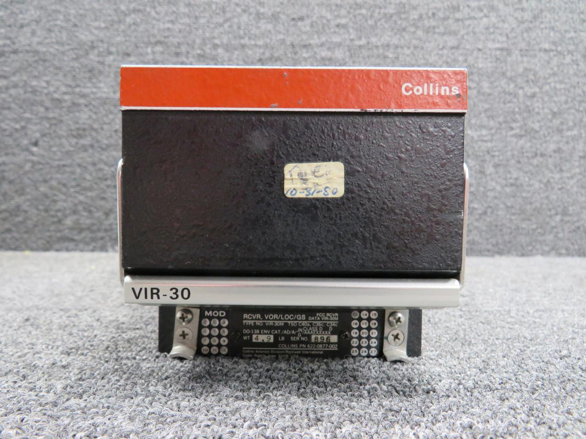 Collins 622-0877-002 Collins VIR-30M VOR, LOC, GS Receiver with Mods