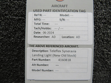 Teleflex 4160818 Teleflex Syneravia Landing Light (New Old Stock)