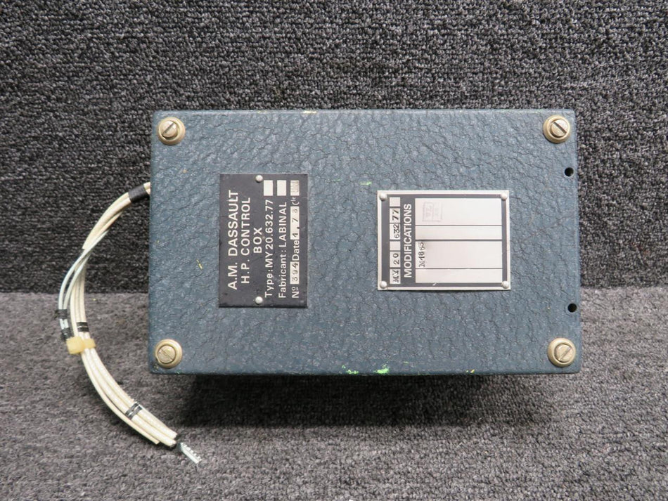 AM Dassault MY20-632-77 A.M Dassault H.P Control Box w Green Repairable Tag (Core)