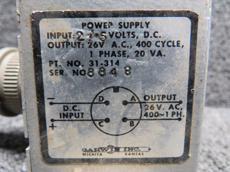 Garwin 31-314 Garwin Power Supply Unit (Volts: 26) (Loose Parts) (Core)