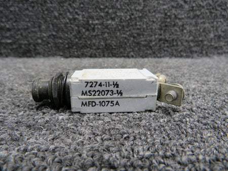 Klixon 7274-11-1-2 Klixon Circuit Breaker (Amps: 0.5)