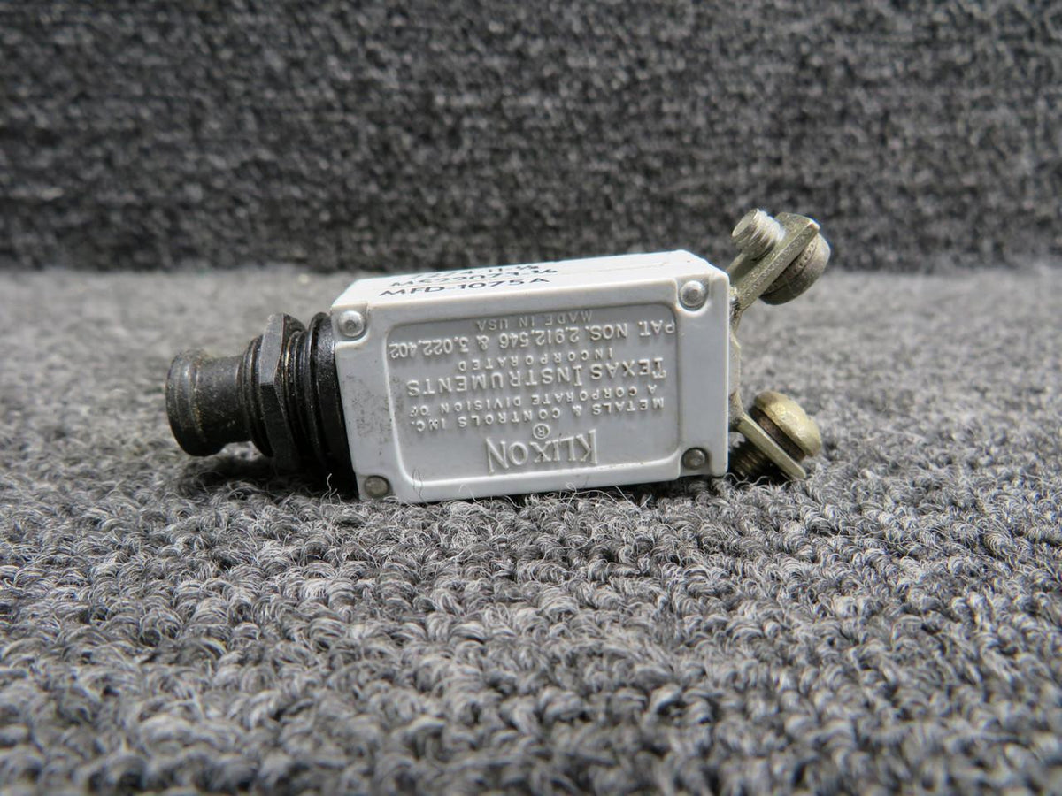 Klixon 7274-11-1-2 Klixon Circuit Breaker (Amps: 0.5)