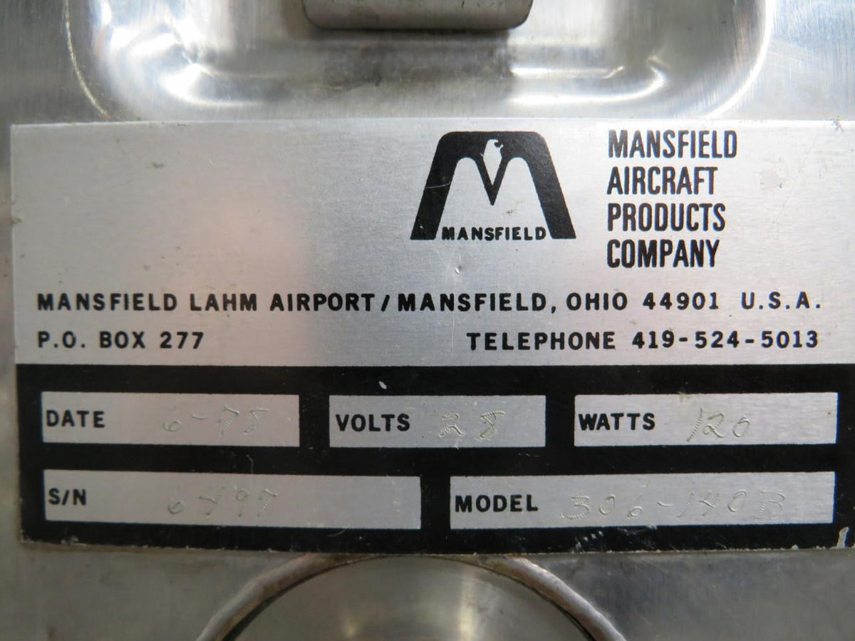 mansfield 306-140B Mansfield Electric Hot Liquid Container (Volts: 28, Watts: 120)