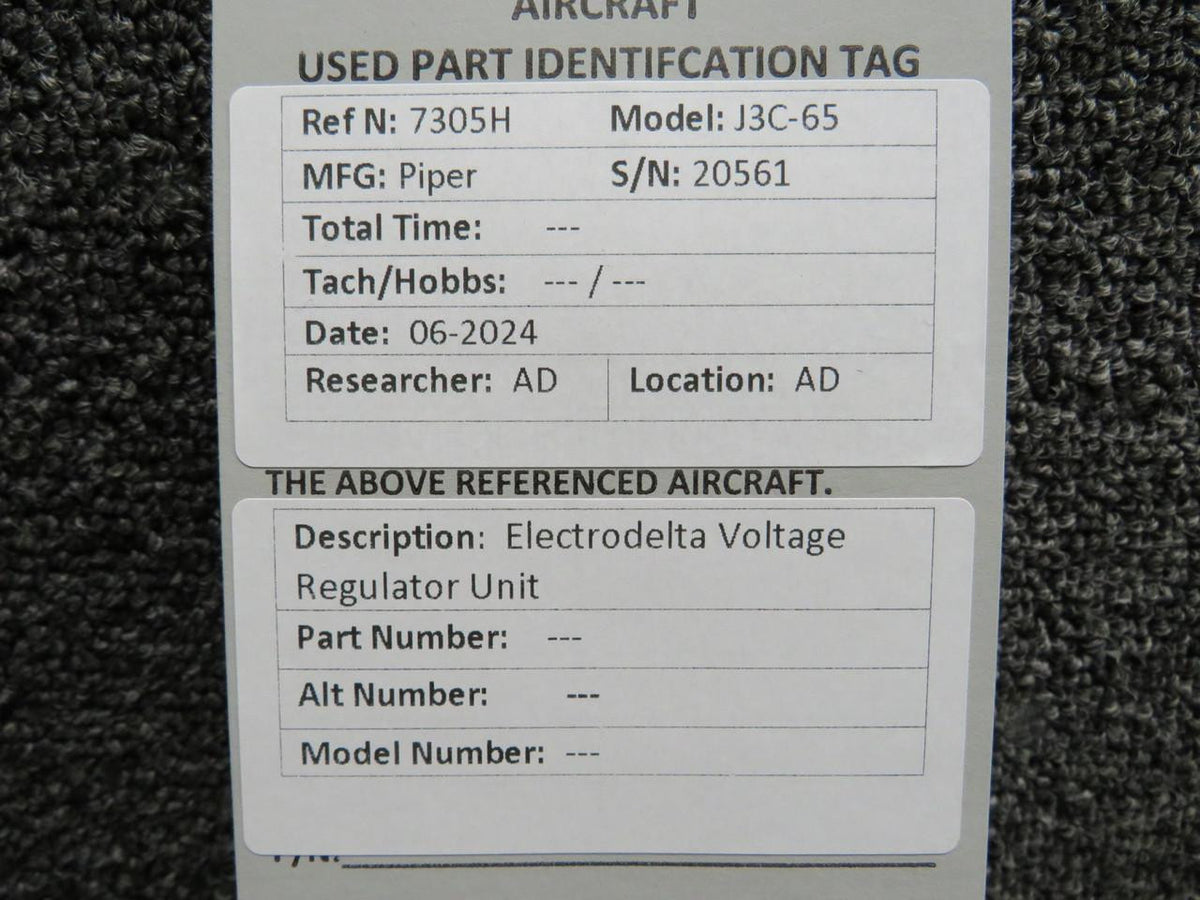 Electrodelta Voltage Regulator Unit