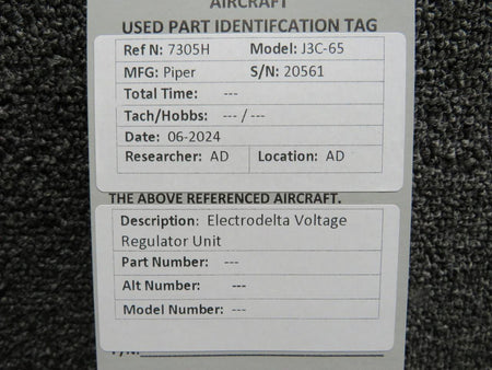 Electrodelta Voltage Regulator Unit