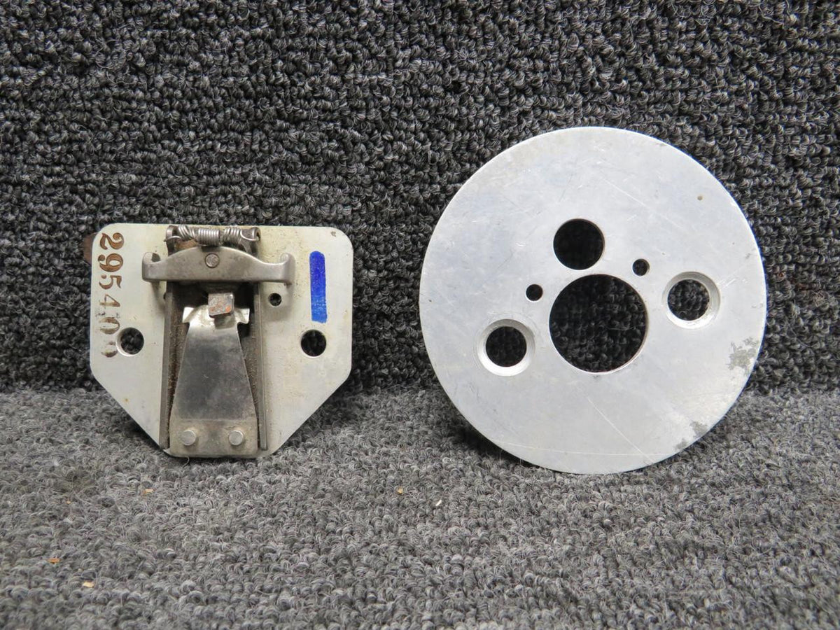 Does Not Apply 295409 Cessna 310 Seat Wedjit Assembly with Plate (Worn)