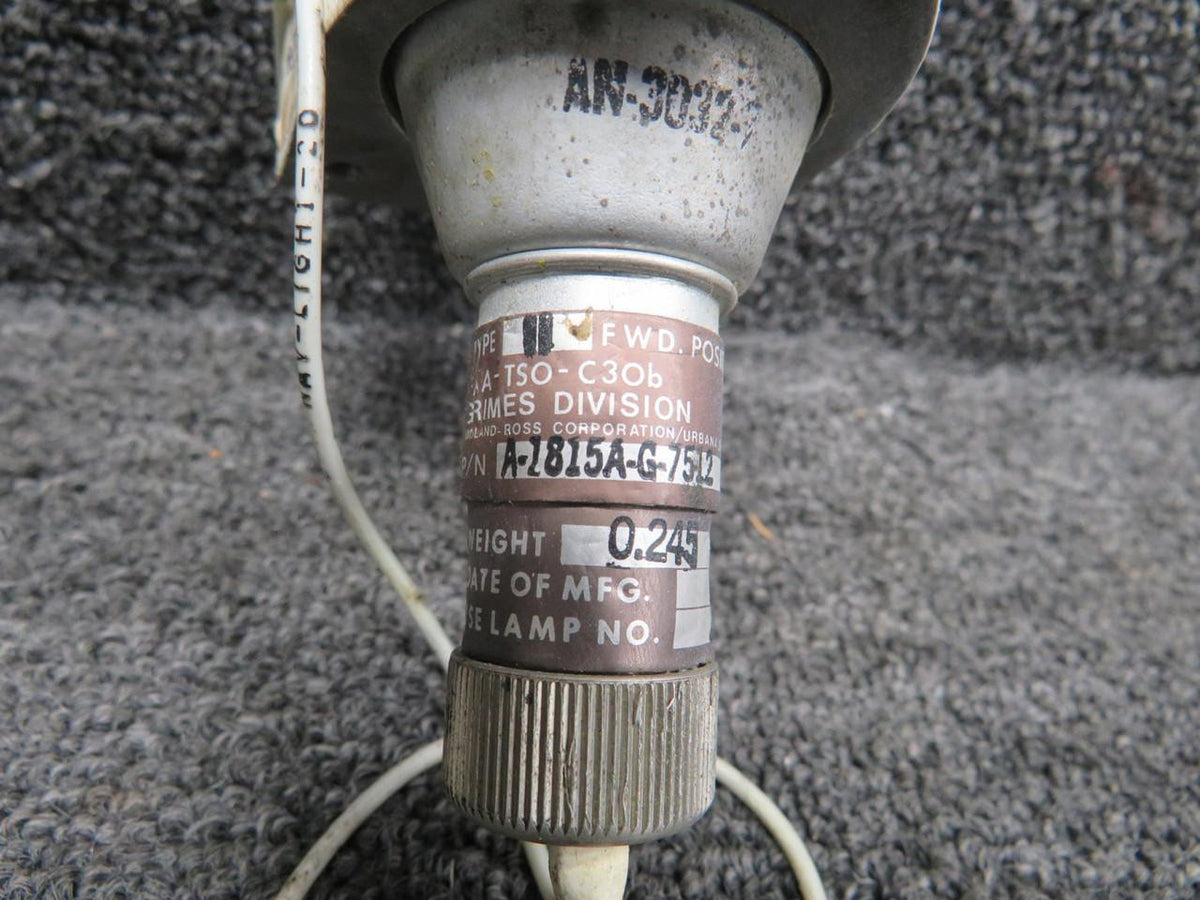 Grimes A-1815A-G-7512 Grimes Right Hand Forward Position Light with Wedge and Lens