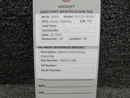 Allied Control Co. MHUO-18D Allied Control Relay Assembly
