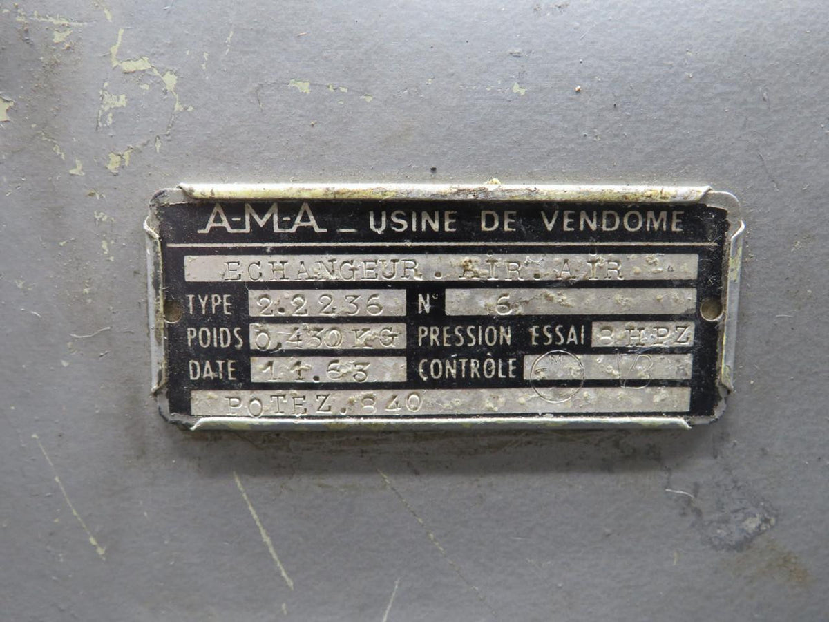 AMA 2-2236 AMA Air Exchanger