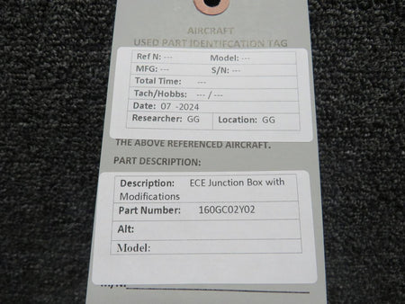 ECE 160GC02Y02 ECE Junction Box with Modifications