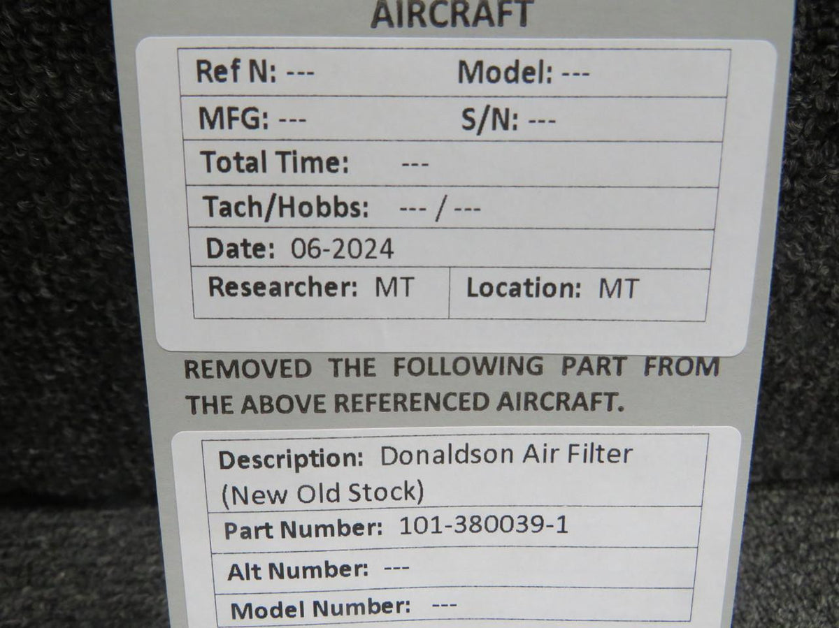 Donaldson 101-380039-1 Donaldson Air Filter (New Old Stock)