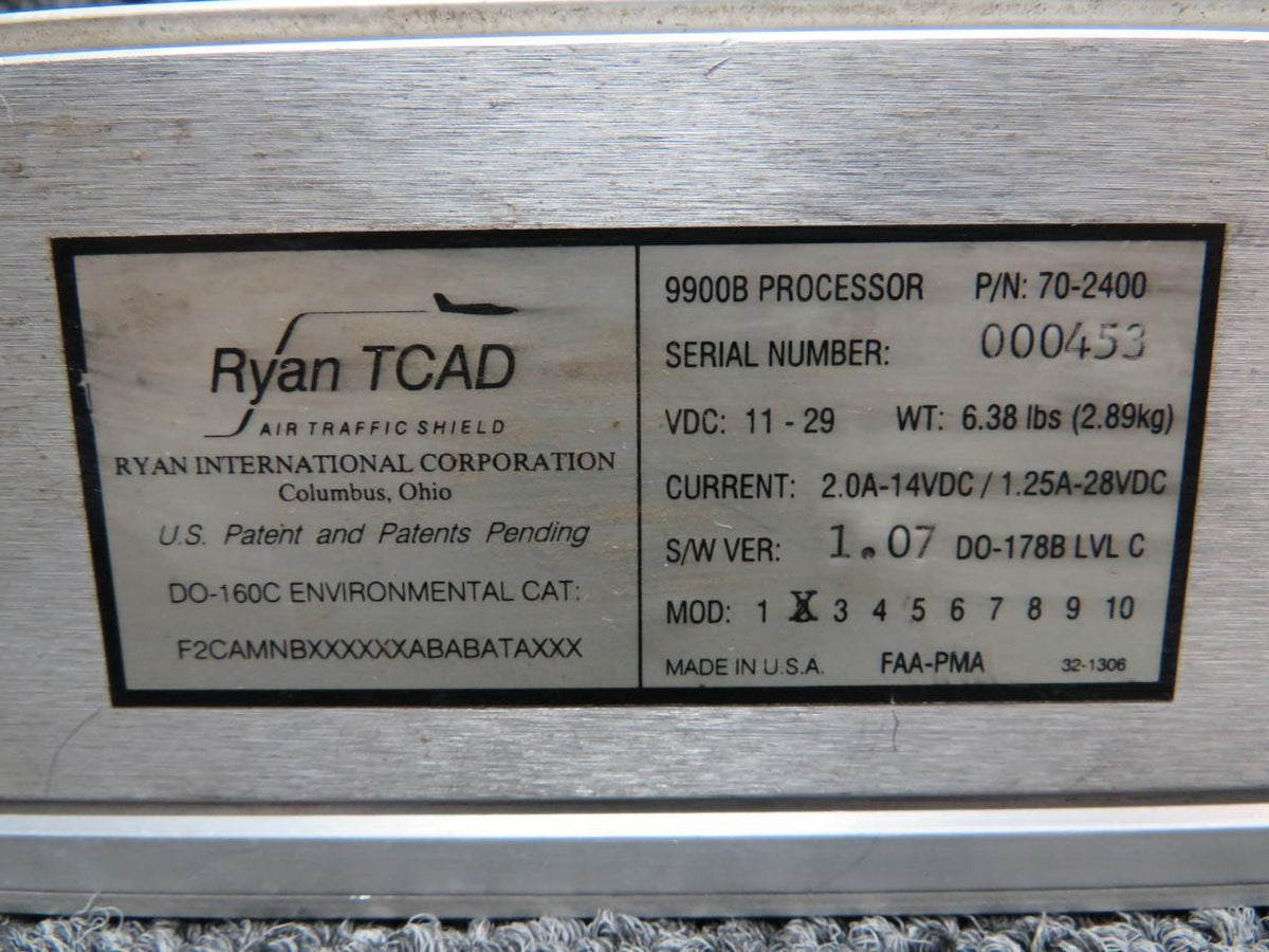 Ryan 70-2400 Ryan TCAD 9900B Processor with Tray and Mod (Volts: 11-29)