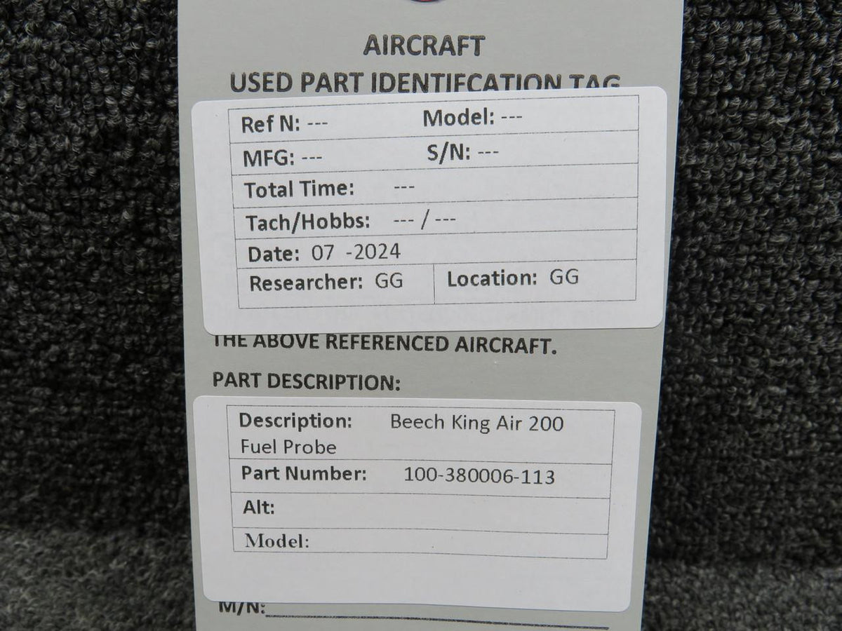 Beechcraft 100-380006-113 Beechcraft King Air 200 Fuel Probe