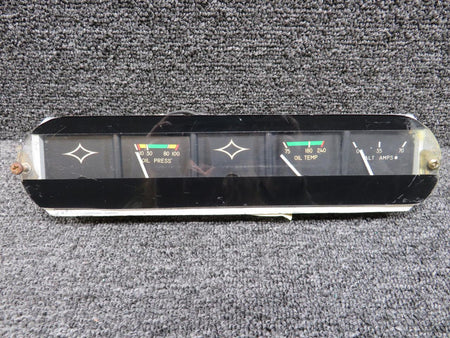 Stewart-Warner 95241-021 Instrument Gauge Cluster Assembly LH (Chipped Face Plate)