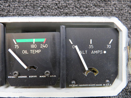 Stewart-Warner 95241-021 Instrument Gauge Cluster Assembly LH (Chipped Face Plate)