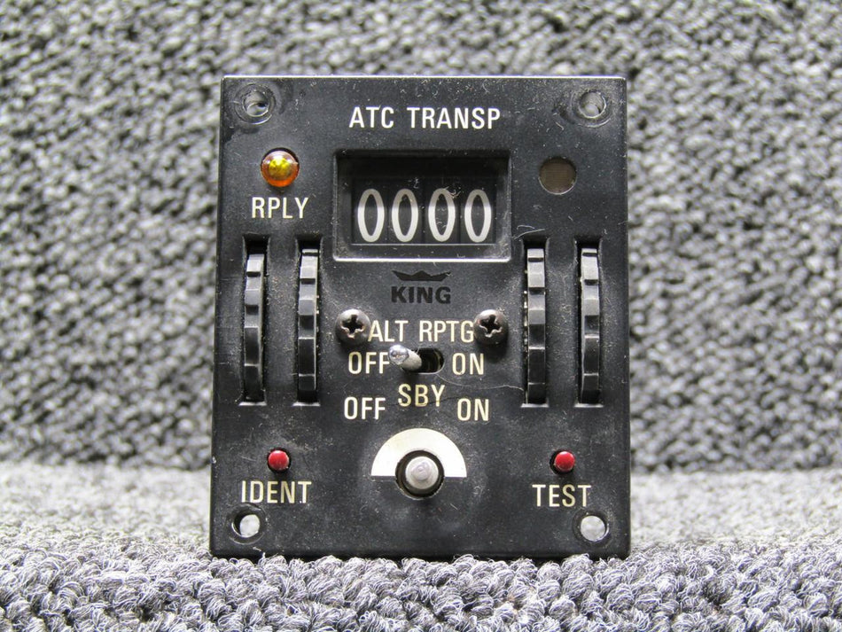 King Radio 071-1043-02 King Radio KFS-570B Control ATC Transponder (No Knob)