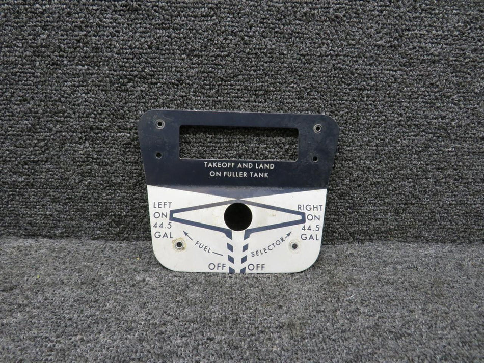 Cessna Aircraft Parts 2113067-1 Cessna P210 Fuel Selector Placard