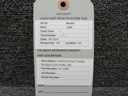 Hoskins 61-1008 Hoskins Power Supply Module Unit (Volts: 28)