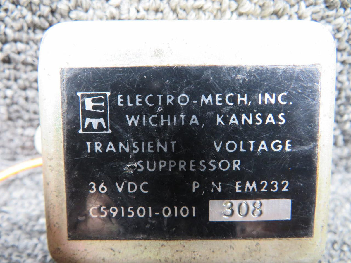 Electro-Mech EM232 (Alt: C591501-0101) Electro-Mech Transient Voltage Suppressor (Volts: 36)