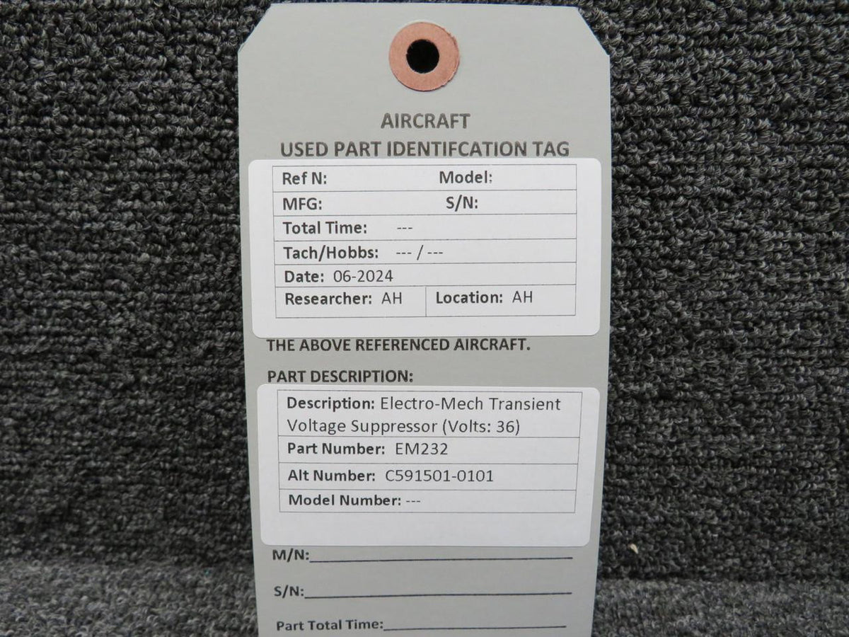 Electro-Mech EM232 (Alt: C591501-0101) Electro-Mech Transient Voltage Suppressor (Volts: 36)