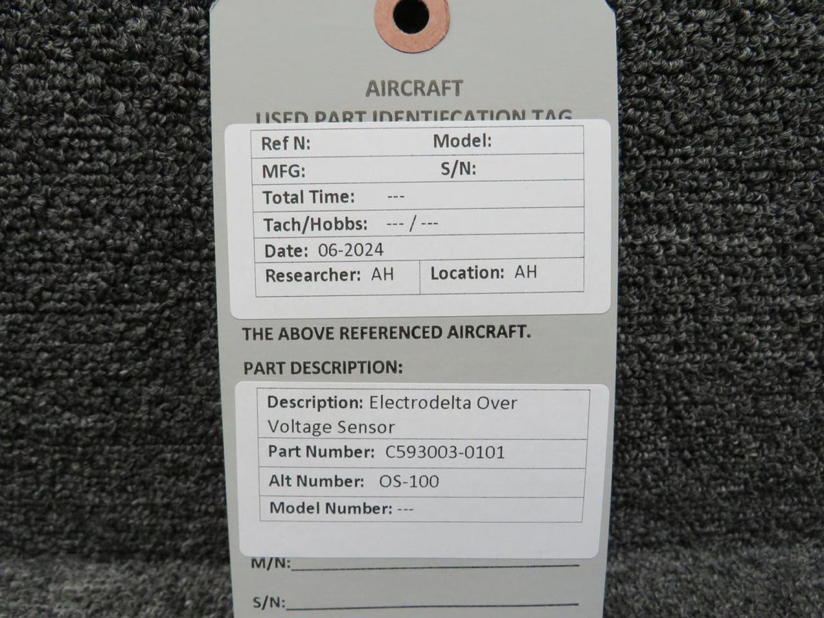 Electrodelta C593003-0101 (Alt: OS-100) Electrodelta Overvoltage Sensor
