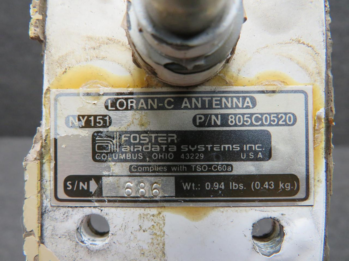 Foster 805C0520 Foster Air Data Systems LORAN-C Antenna