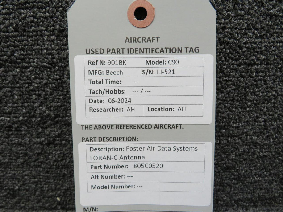 Foster 805C0520 Foster Air Data Systems LORAN-C Antenna