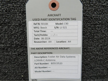 Foster 805C0520 Foster Air Data Systems LORAN-C Antenna