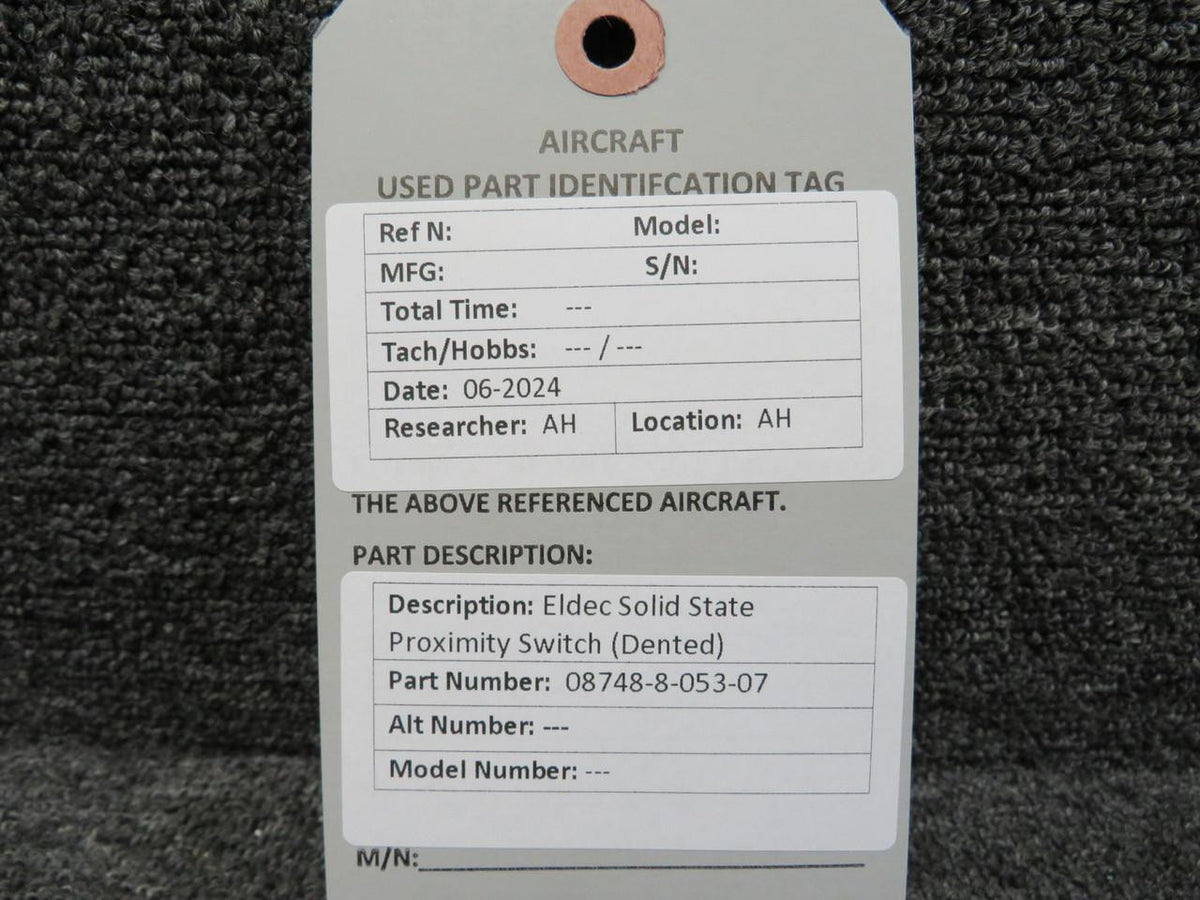 Eldec 08748-8-053-07 Eldec Solid State Proximity Switch (Dented)