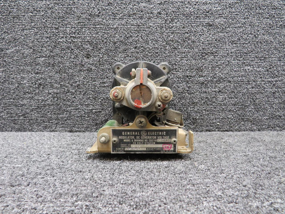 General Electric CR2795B105A1 General Electric Regulator DC Voltage Generator w Serviceable Tag
