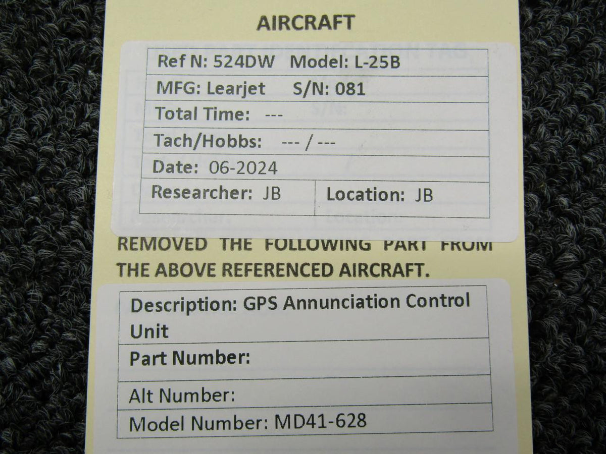 Mid-Continent MD41-628 Mid-Continent GPS Annunciations Control Unit (28V)