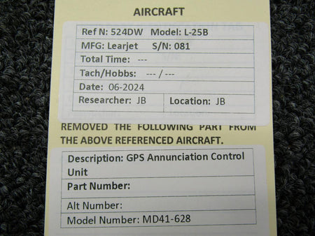 Mid-Continent MD41-628 Mid-Continent GPS Annunciations Control Unit (28V)