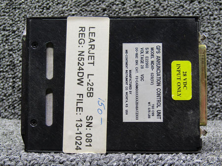 Mid-Continent MD41-628 Mid-Continent GPS Annunciations Control Unit (28V)