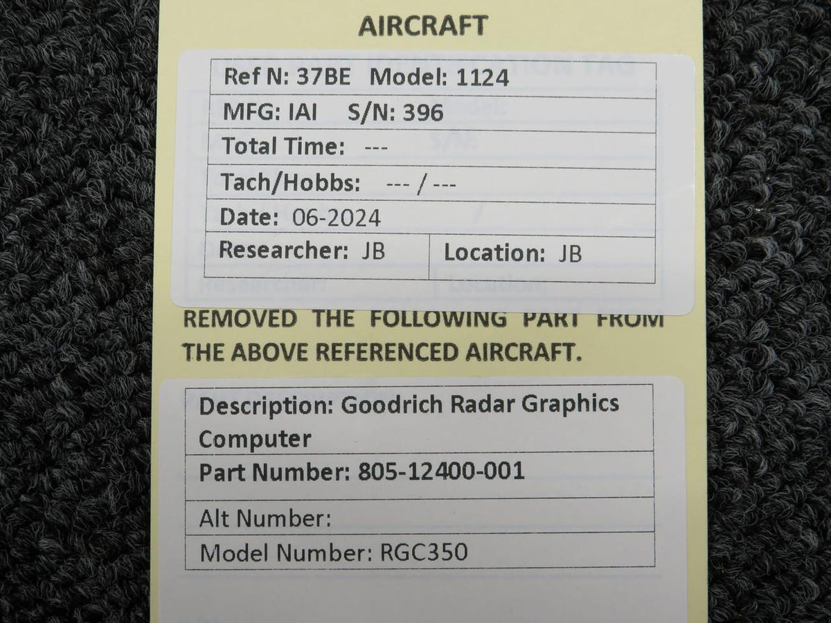 Goodrich 805-12400-001 Goodrich RGC350 Radar Graphics Computer