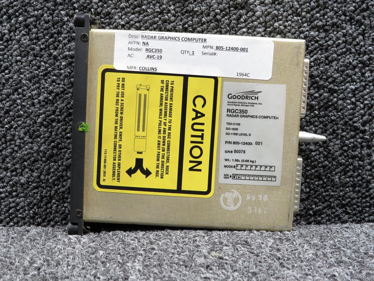 Goodrich 805-12400-001 Goodrich RGC350 Radar Graphics Computer