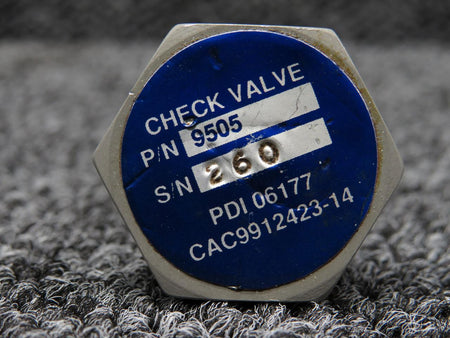 textron 9912423-14 (Use: 9912423-31) Textron Aviation Check Valve