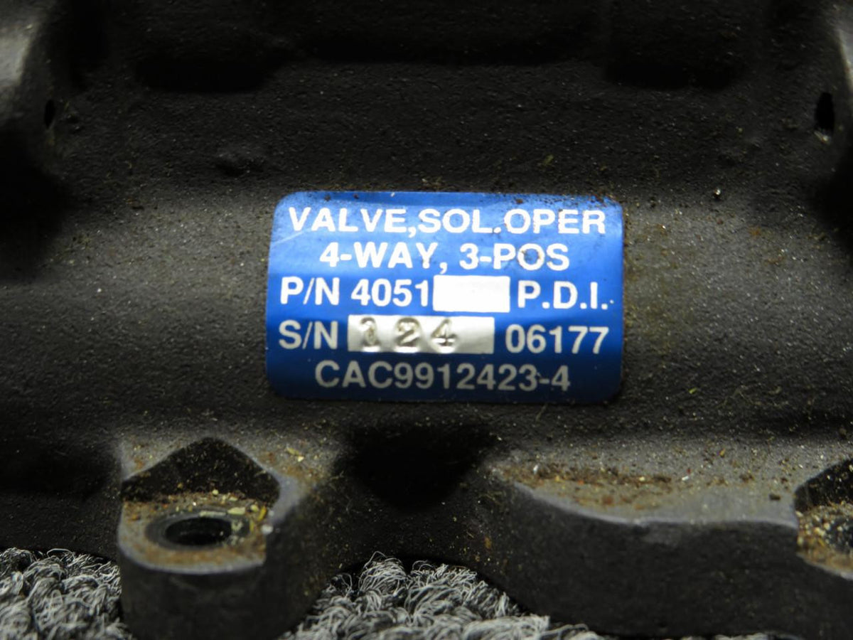 textron 9912423-4 (Use: 9912423-25) Textron Aviation Solenoid Gear Valve