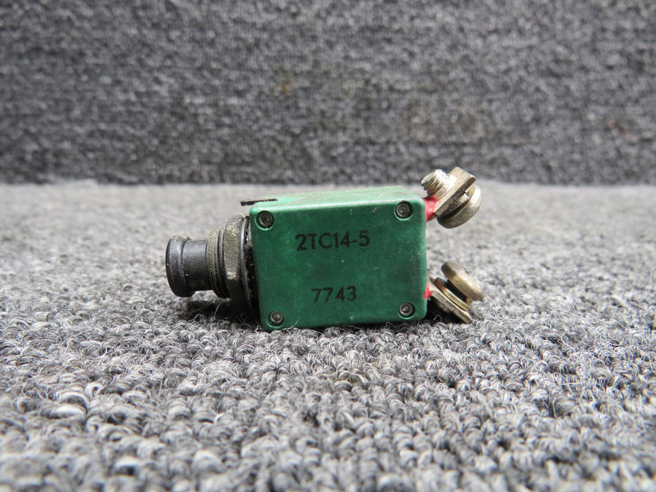 2TC14-5 Klixon Push Circuit Breaker (5 Amp)