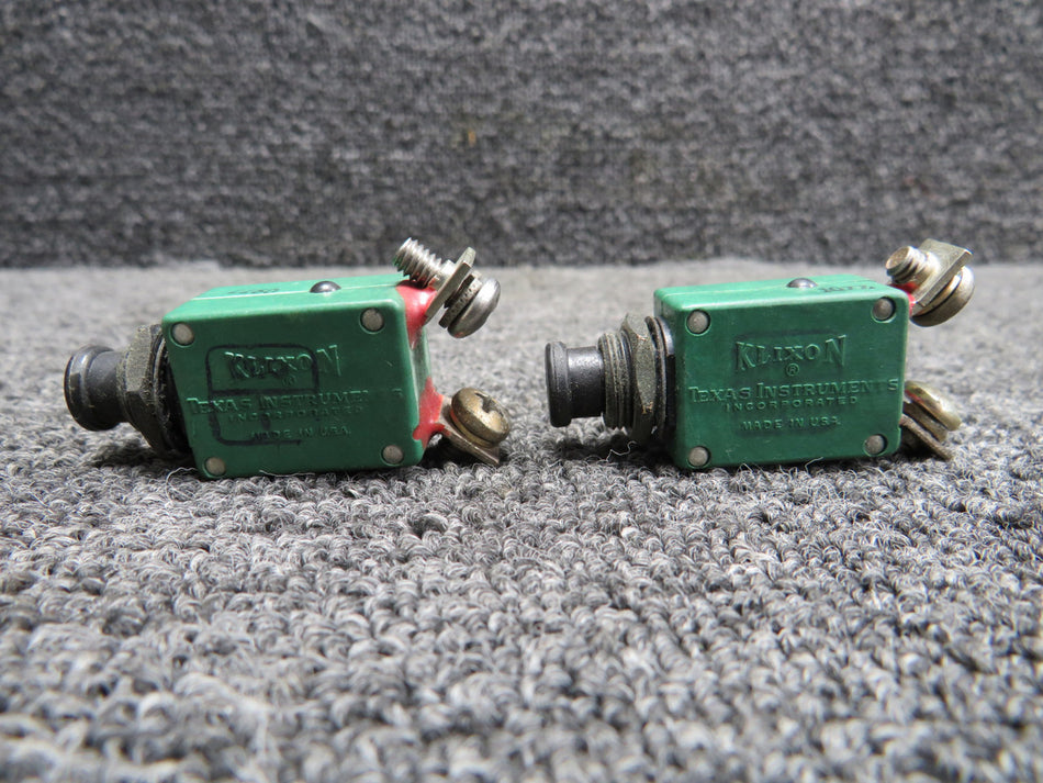 2TC14-3 Klixon Push Circuit Breaker Set of 2
