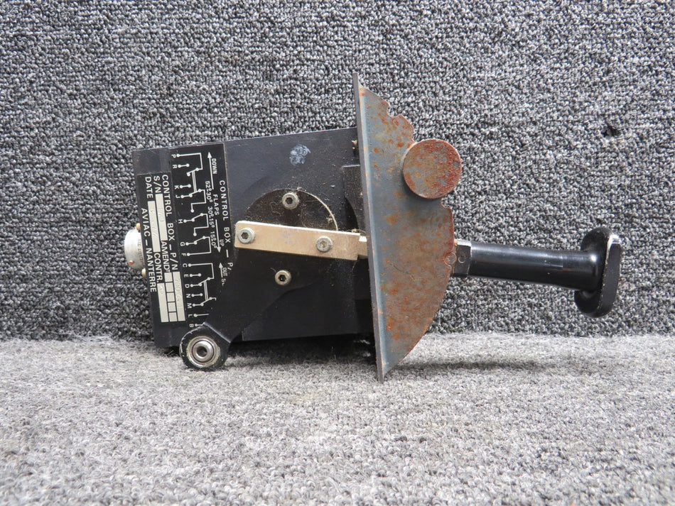 7006-1 Aviac-Nanterre Control Box Flap Lever Assembly (Missing Cover)