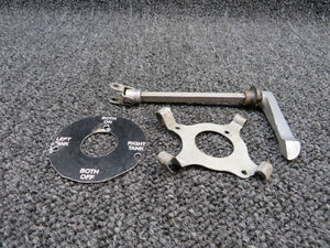 0511123-7, 0413315 Cessna 170 Fuel Selector Shaft and Handle
